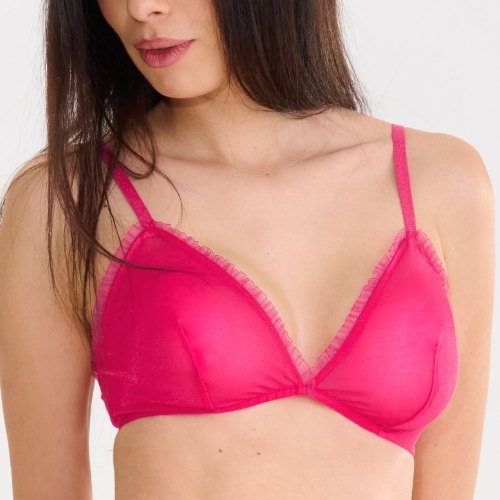 Lisca Shiny Star rose soutien-gorge sans forme