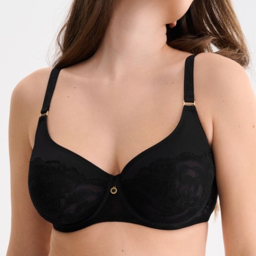 Lisca Robin noir soutien-gorge sans forme