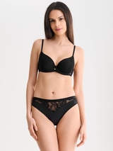 Lisca Robin noir soutien-gorge rembourré