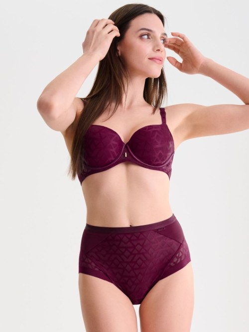 Lisca Opal magenta haut slip
