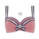 Maillots de bain Marlies Dekkers Victoria rouge/print haut de bikini préformé