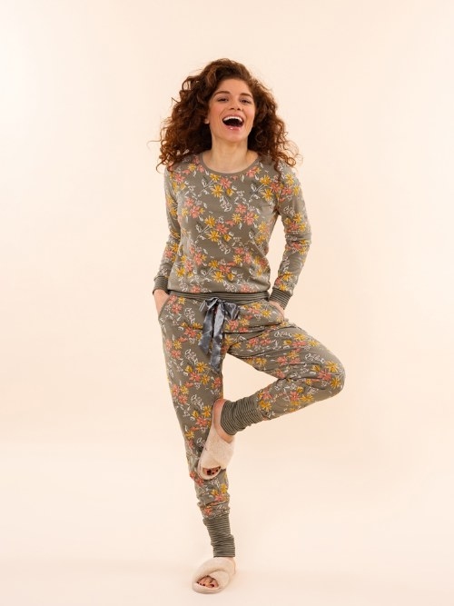 Charlie Choe Lovely Nights vert chemise de pyjama