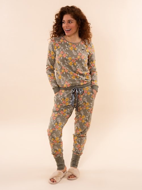 Charlie Choe Lovely Nights vert pantalon de pyjama
