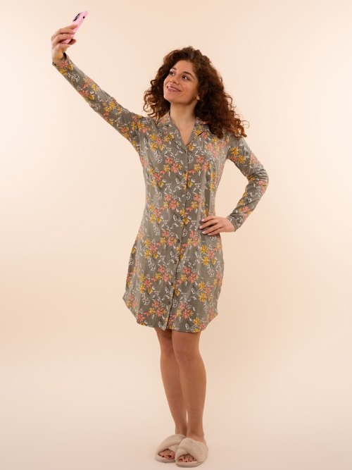 Charlie Choe Lovely Nights vert chemise de nuit