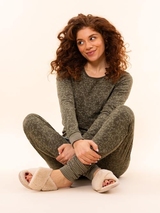 Charlie Choe Lovely Nights vert chemise de pyjama