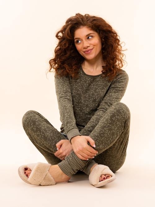 Charlie Choe Lovely Nights vert chemise de pyjama