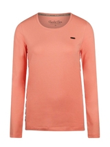 Charlie Choe Lovely Nights corail chemise de pyjama