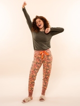 Charlie Choe Lovely Nights corail pantalon de pyjama
