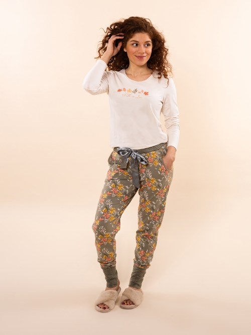 Charlie Choe Lovely Nights blanc cassé chemise de pyjama