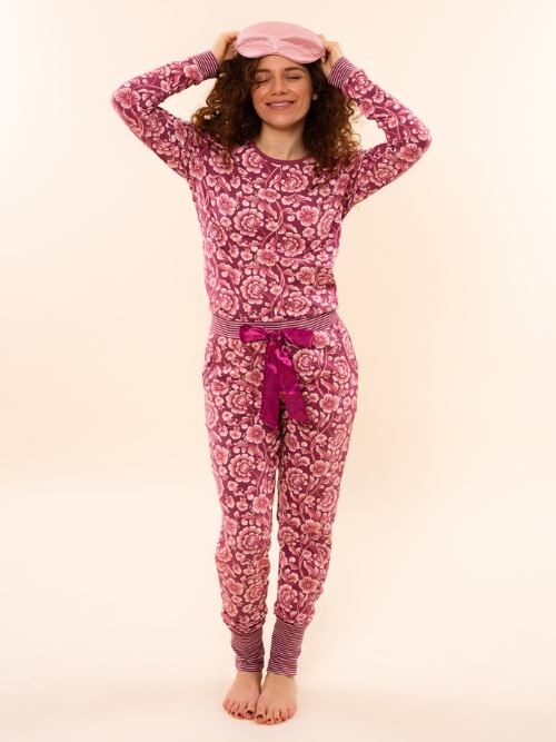 Charlie Choe Cozy Days violet chemise de pyjama