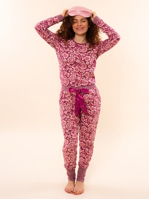 Charlie Choe Cozy Days violet pantalon de pyjama