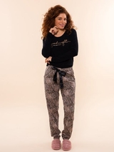 Charlie Choe Cozy Days rose pantalon de pyjama