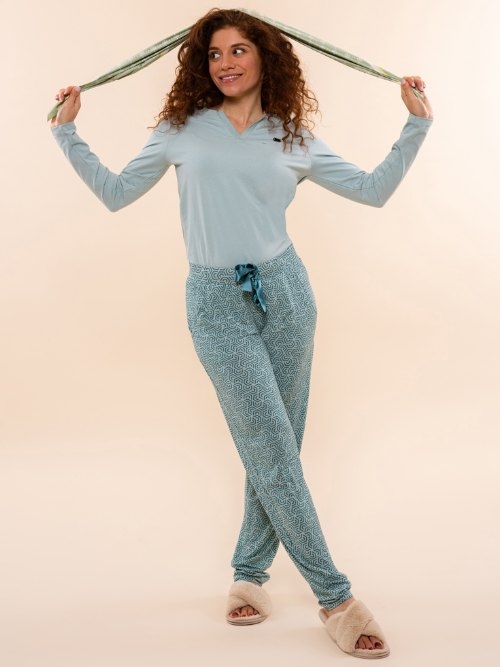 Charlie Choe Cozy Days bleu chemise de pyjama