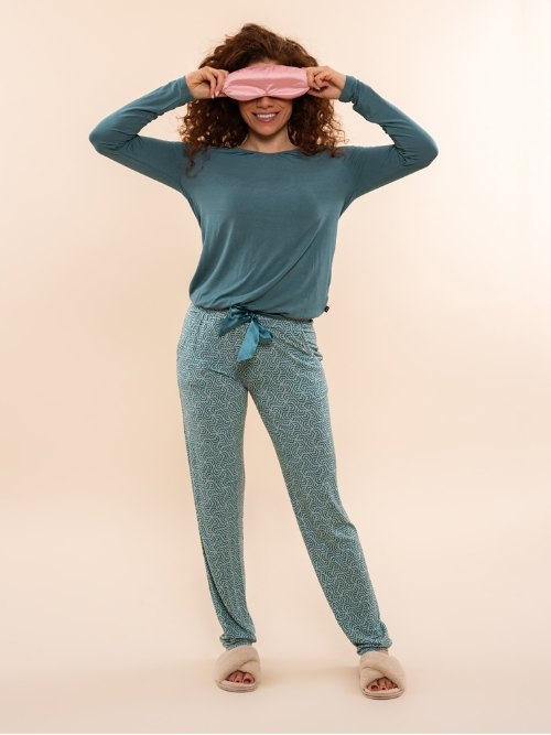 Charlie Choe Cozy Days bleu pantalon de pyjama