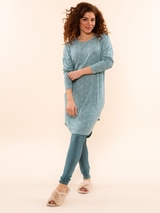 Charlie Choe Cozy Days bleu chemise de nuit