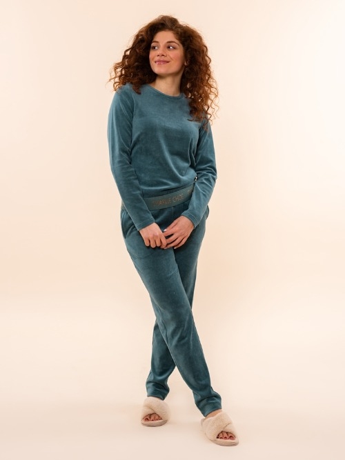 Charlie Choe Cozy Days vert pyjama