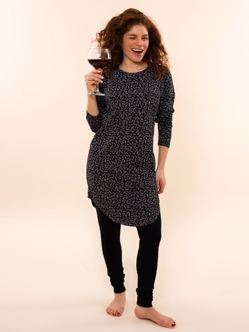 Charlie Choe Fall in Love noir pantalon de pyjama