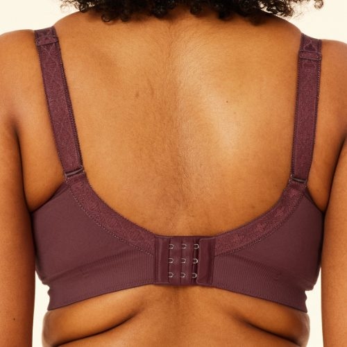 Sucre d'orge Basic plum soutien-gorge sans armatures en dentelle