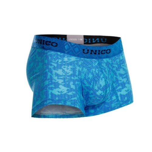 Mundo Unico Espina bleu/print sport trunk
