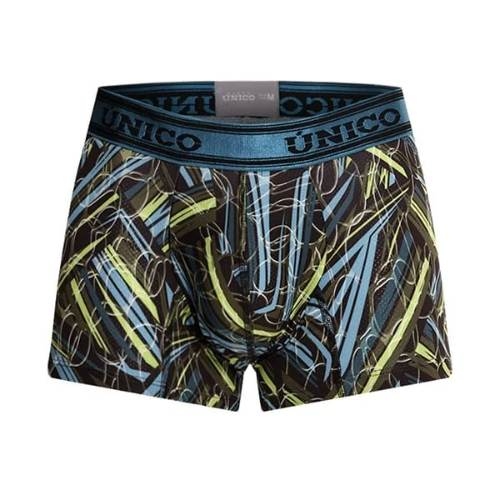 Mundo Unico  noir/print sport trunk
