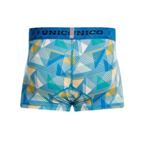 Mundo Unico Escalena bleu/print sport trunk