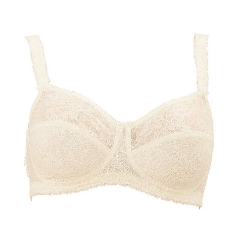 Rosa Faia Lace Rose champagne soutien-gorge sans armatures en dentelle