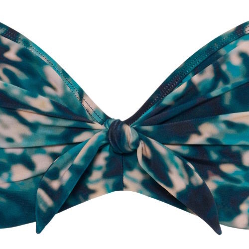 Maillots de bain Marlies Dekkers sample Lotus turquoise/print bikinitop push up