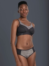 Anita Active Collants de sport Compression PanAlp grijs/zwart soutien-gorge de sport