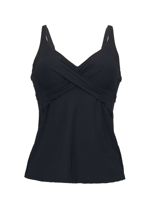 Maillots de bain Rosa Faia Maily noir tankini top