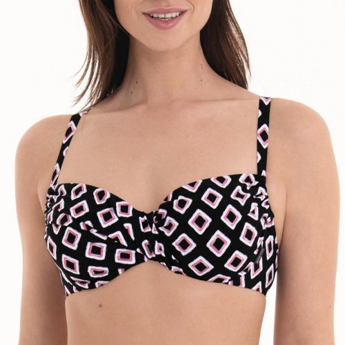 Maillots de bain Rosa Faia Aurora noir soutien-gorge bikini corbeille