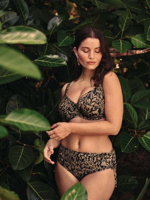 Maillots de bain Rosa Faia Ive noir/brun slip de bikini