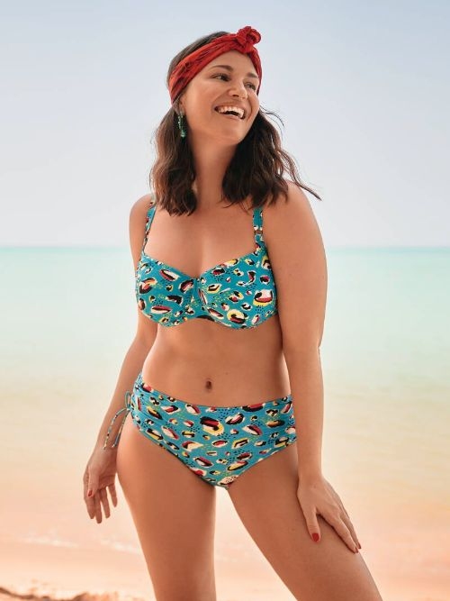 Maillots de bain Rosa Faia Federica turquoise soutien-gorge bikini corbeille