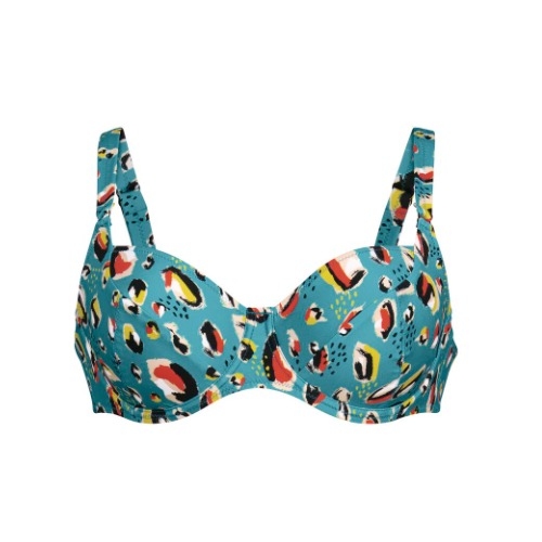 Maillots de bain Rosa Faia Federica turquoise soutien-gorge bikini corbeille