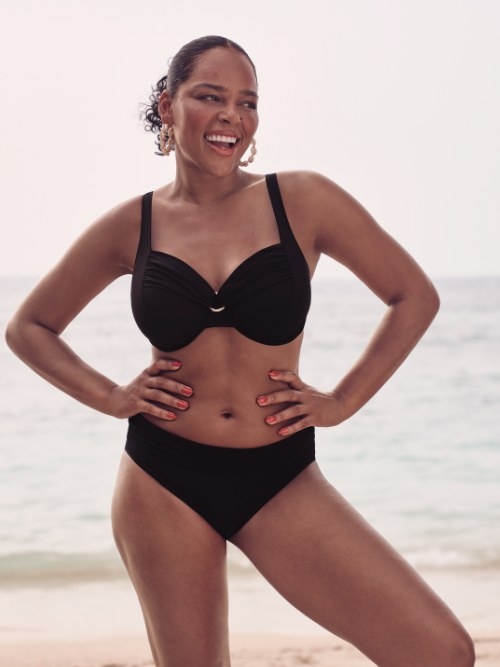 Maillots de bain Rosa Faia Hermine noir soutien-gorge bikini corbeille