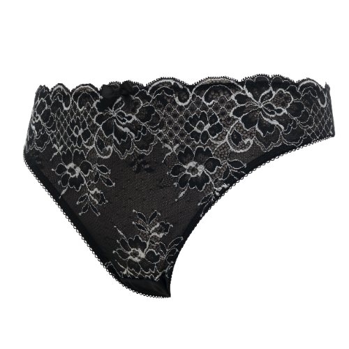 Guy de France Anemone Coronaria noir/blanc slip