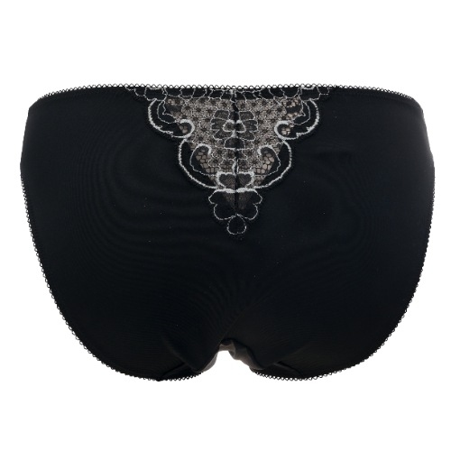 Guy de France Anemone Coronaria noir/blanc slip