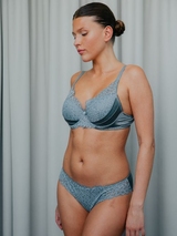 Guy de France Nikko Blue bleu glacier soutien-gorge rembourré