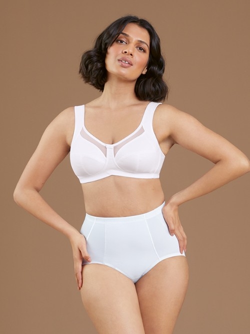 Anita Clara blanc soutien-gorge sans armatures en dentelle