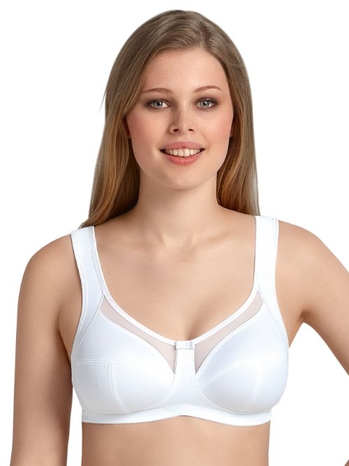 Anita Clara blanc soutien-gorge sans armatures en dentelle