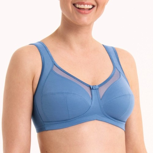 Anita Clara bleu soutien-gorge sans armatures en dentelle