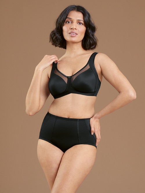 Anita Clara noir soutien-gorge sans armatures en dentelle