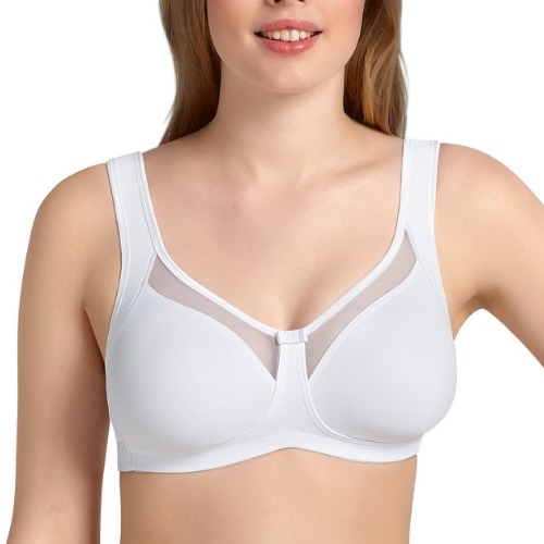 Anita Clara blanc soutien-gorge sans armatures en dentelle