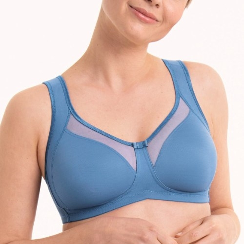 Anita Clara bleu soutien-gorge sans armatures en dentelle