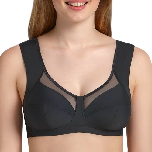 Anita Clara noir soutien-gorge sans armatures en dentelle