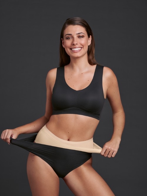 Anita Essential noir soutien-gorge sans armatures en dentelle