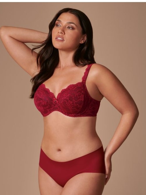 Anita Pocket Panty bordeaux shortie
