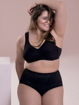 Anita Jana noir soutien-gorge sans armatures en dentelle