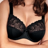 Anita Lucia noir soutien-gorge sans forme