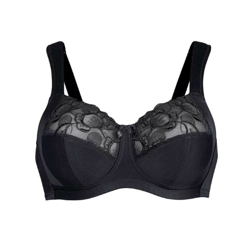 Anita Lucia noir soutien-gorge sans armatures en dentelle