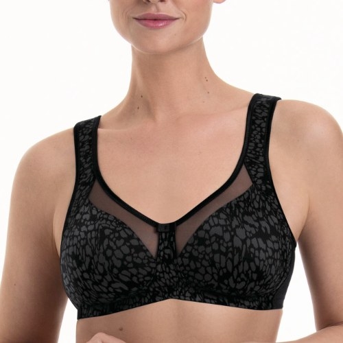 Anita Clara noir soutien-gorge sans armatures en dentelle